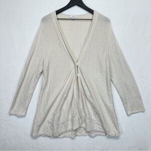 Cream Cardigan with Pockets